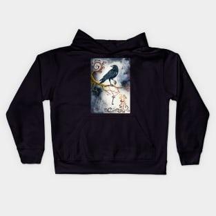 Heart Strings & Raven WIngs Kids Hoodie